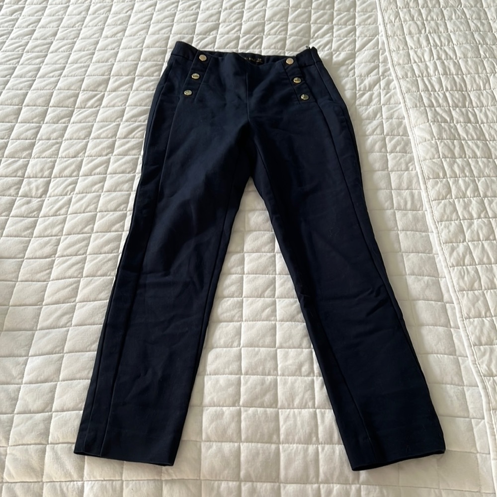4/$20 Zara Basics Fitted Blue Pants